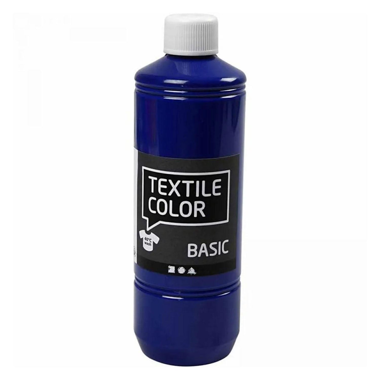 Textielverf - Primaire kleuren, 5x500ml