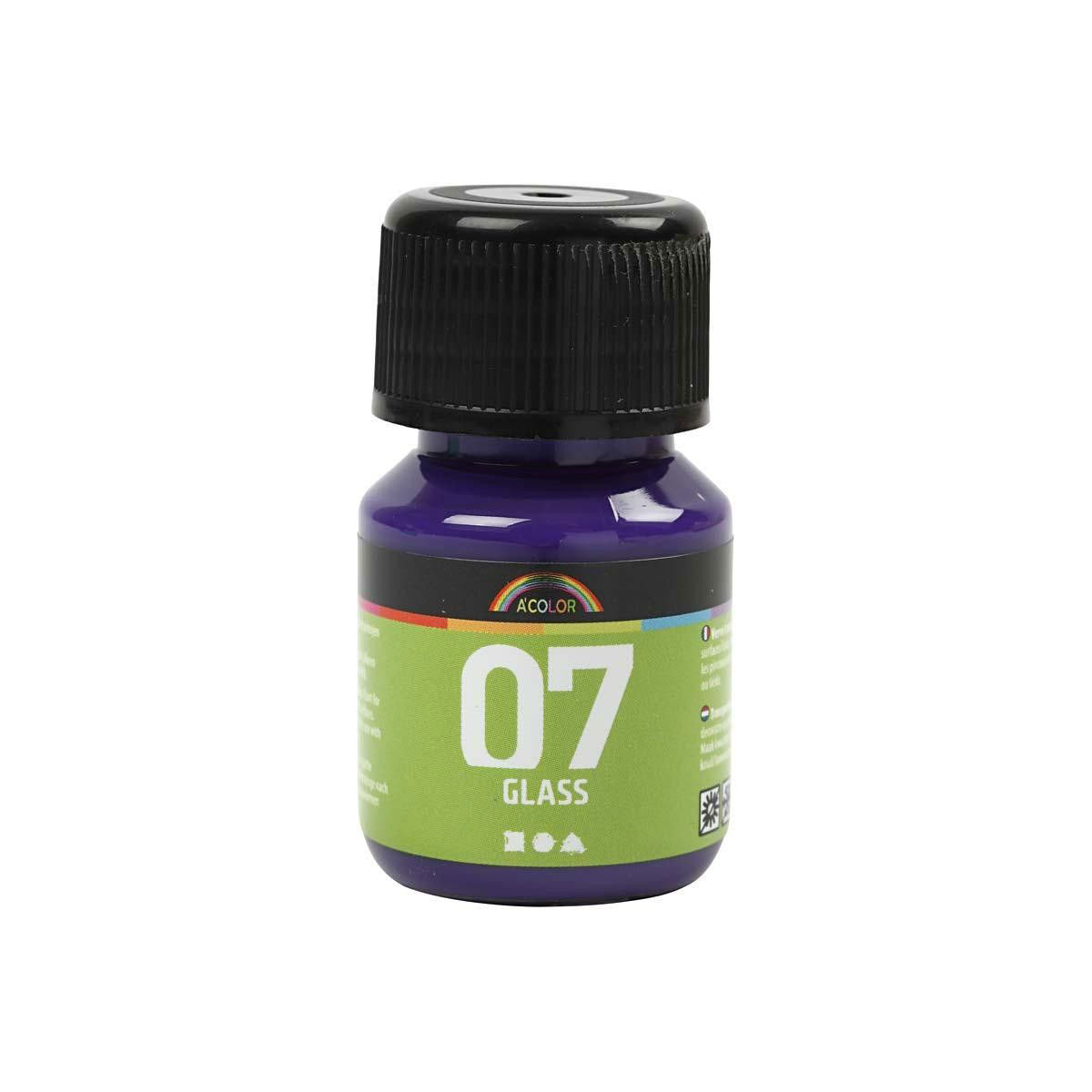 Permanente Glasverf - Rood Violet, 30ml
