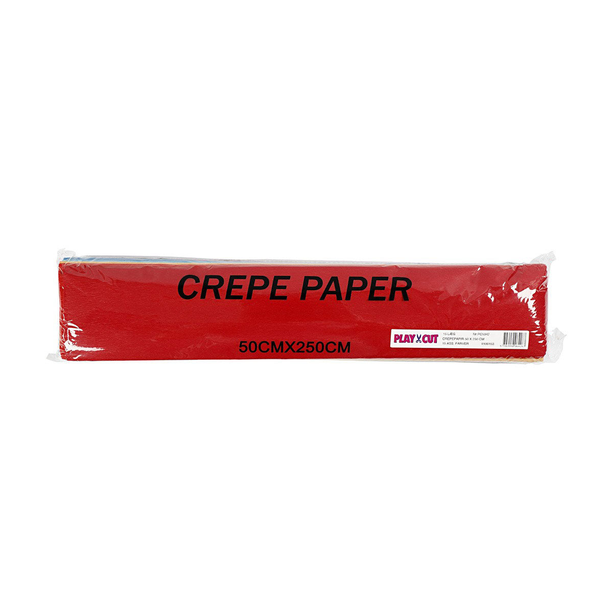Creativ company crêpepapier - basiskleuren, 15st.