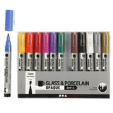 Creativ company glas- porseleinstiften, 12st.