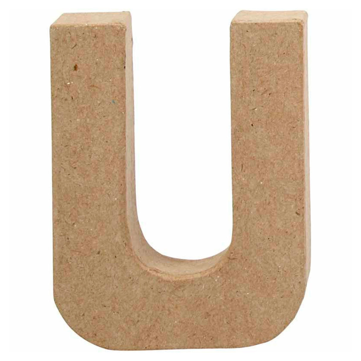 Letter Papier-maché - U, 10cm