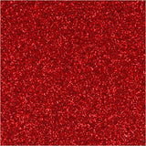 Opstrijkfolie Glitter Rood, A5