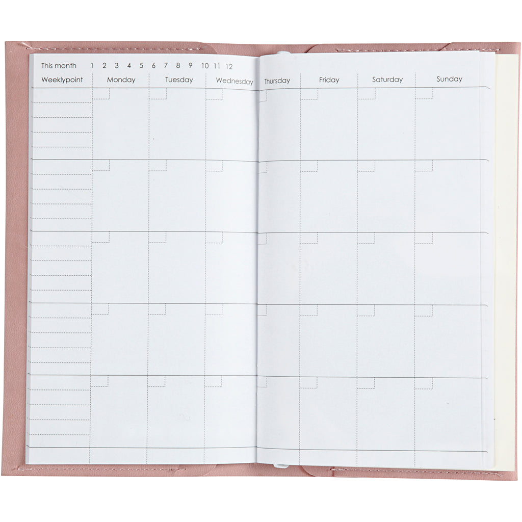Creativ company planner bulletjournal roze