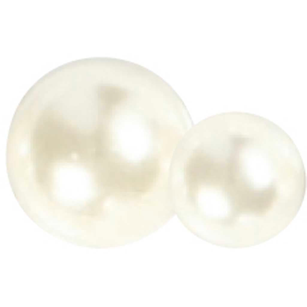 Halve Plakparels Wit 2-8mm, 140st.