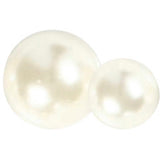 Halve Plakparels Wit 2-8mm, 140st.