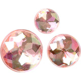 Creativ company strasstenen roze 6-8-10mm, 40st.