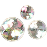 Creativ company strasstenen, afm 6+8+10 mm, kristal, 40 stuk 1 doos