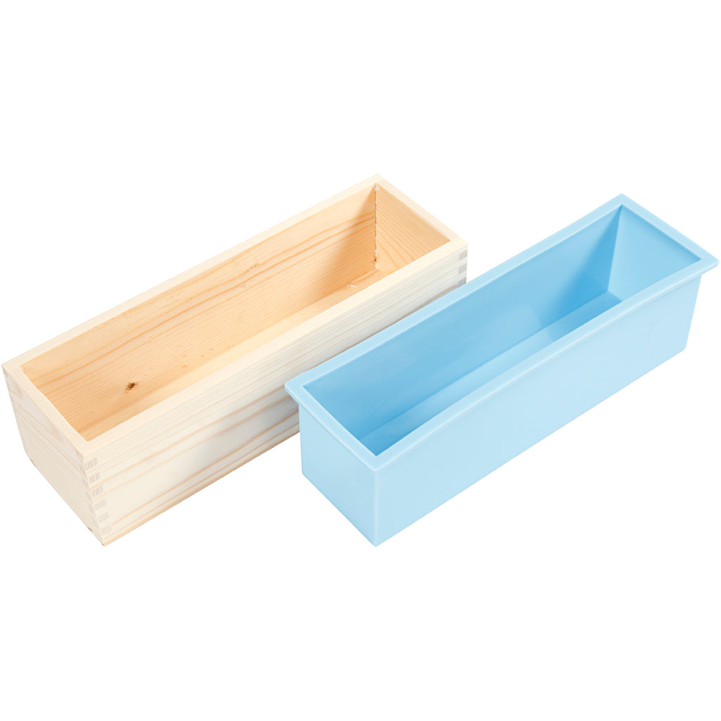 Creativ company silicone vorm, h: 8 cm, l: 27,5 cm, b: 8,6 cm, 1500 ml, 1 stuk
