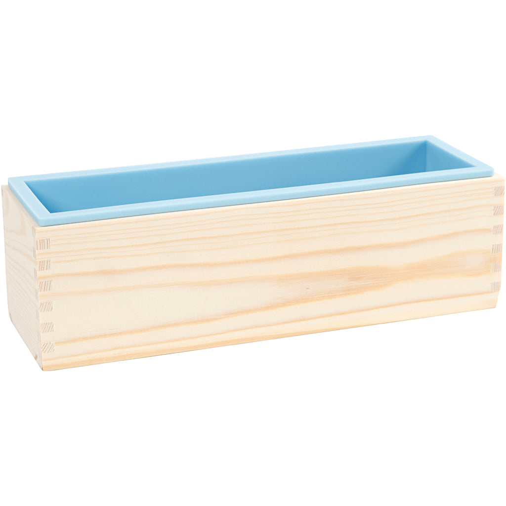Creativ company silicone vorm, h: 8 cm, l: 27,5 cm, b: 8,6 cm, 1500 ml, 1 stuk