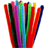 Chenille Draad Kleur 30cm, 15st.