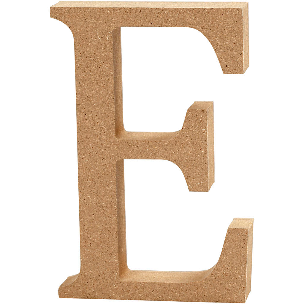 Creativ company letter e mdf 13cm, 1st.