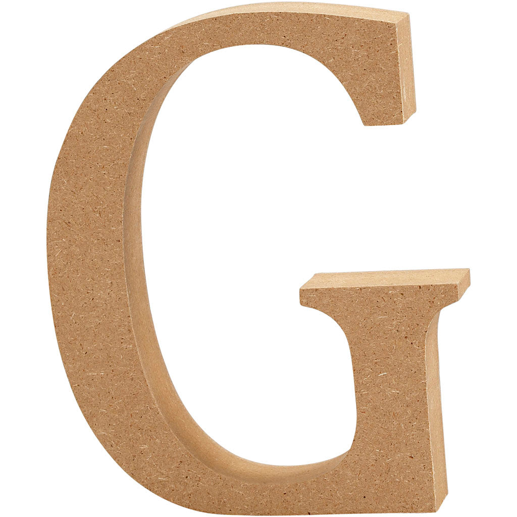 Creativ company letter g mdf 13cm, 1st.