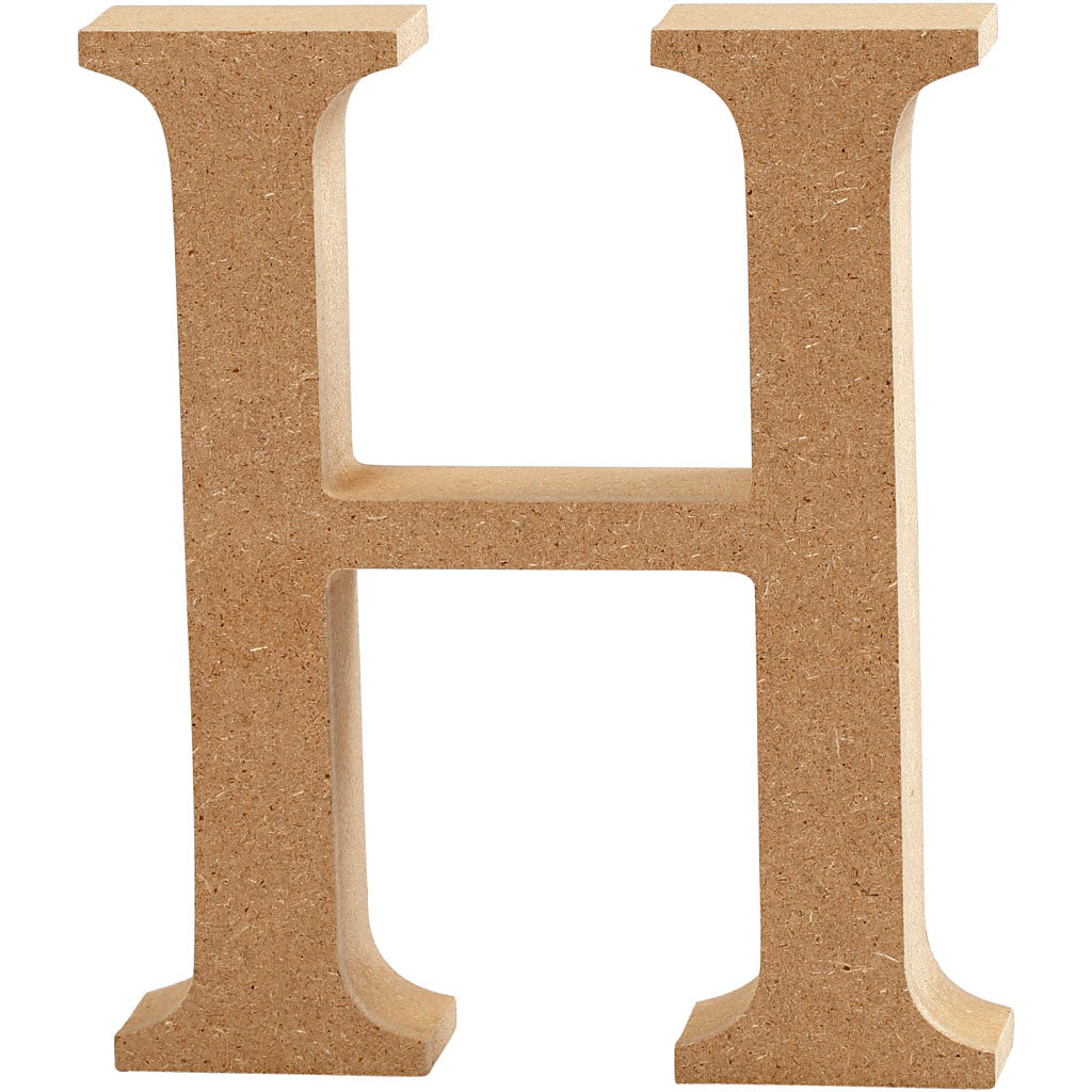 Creativ company letter h mdf 13cm, 1st.