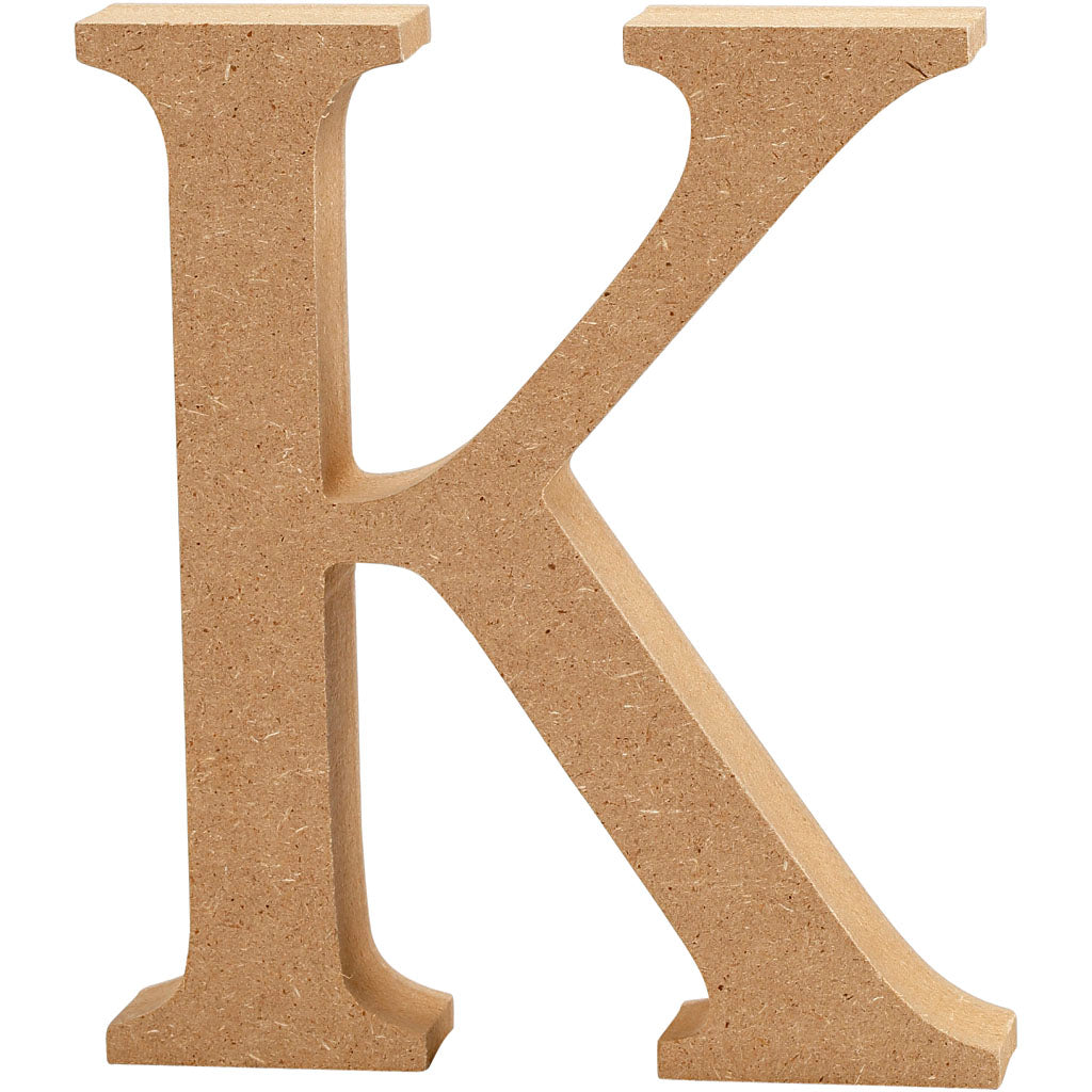 Creativ company letter k mdf 13cm, 1st.