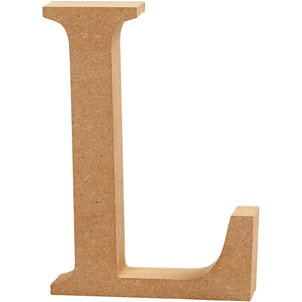 Creativ company letter l mdf 13cm, 1st.