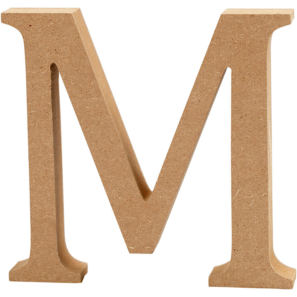 Creativ company letter m mdf 13cm, 1st.