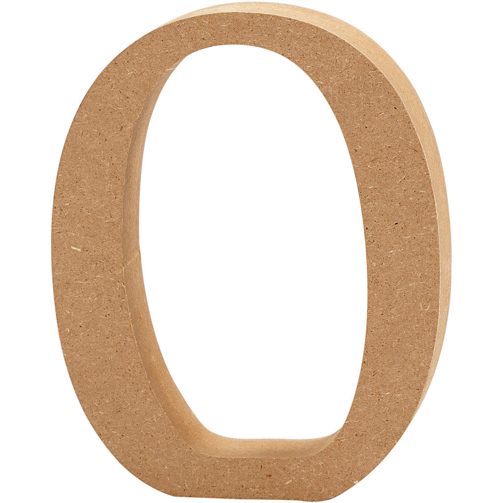 Creativ company letter o mdf 13cm, 1st.