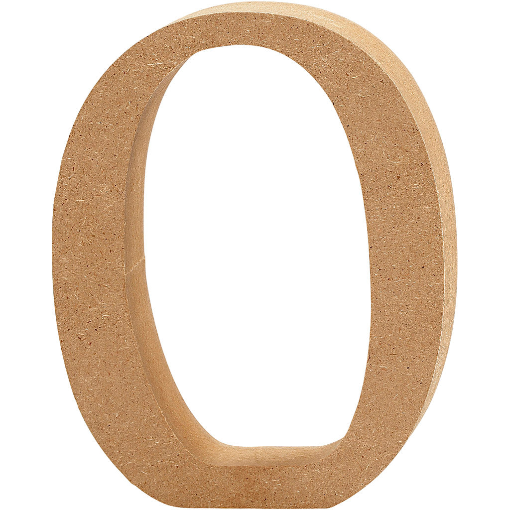 Creativ company cijfer 0 mdf 13cm, 1st.