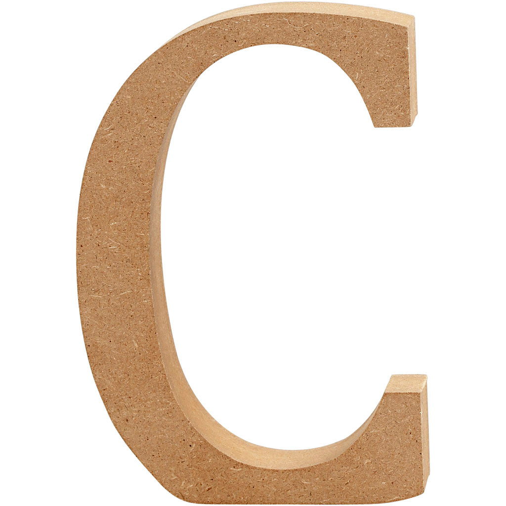 Creativ company letter c mdf 8cm, 1st.
