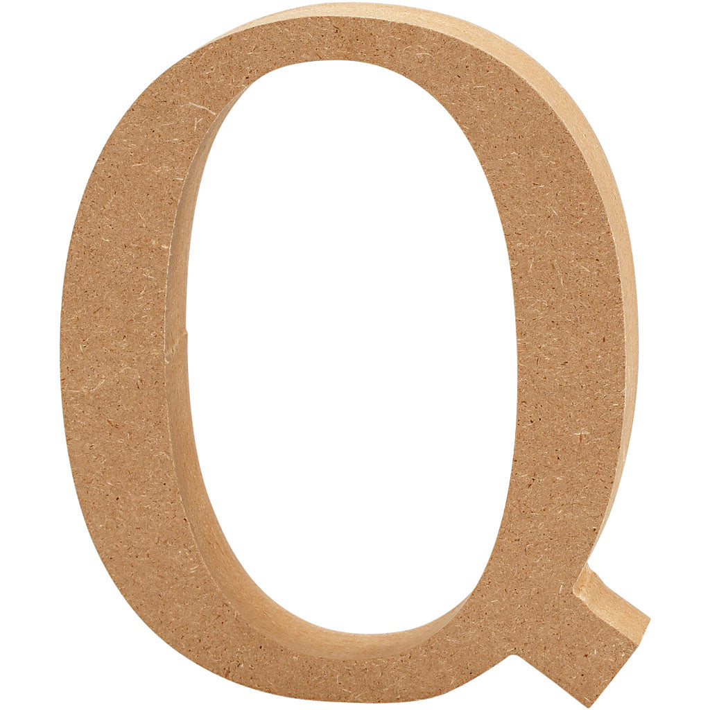 Creativ company letter q mdf 8cm, 1st.