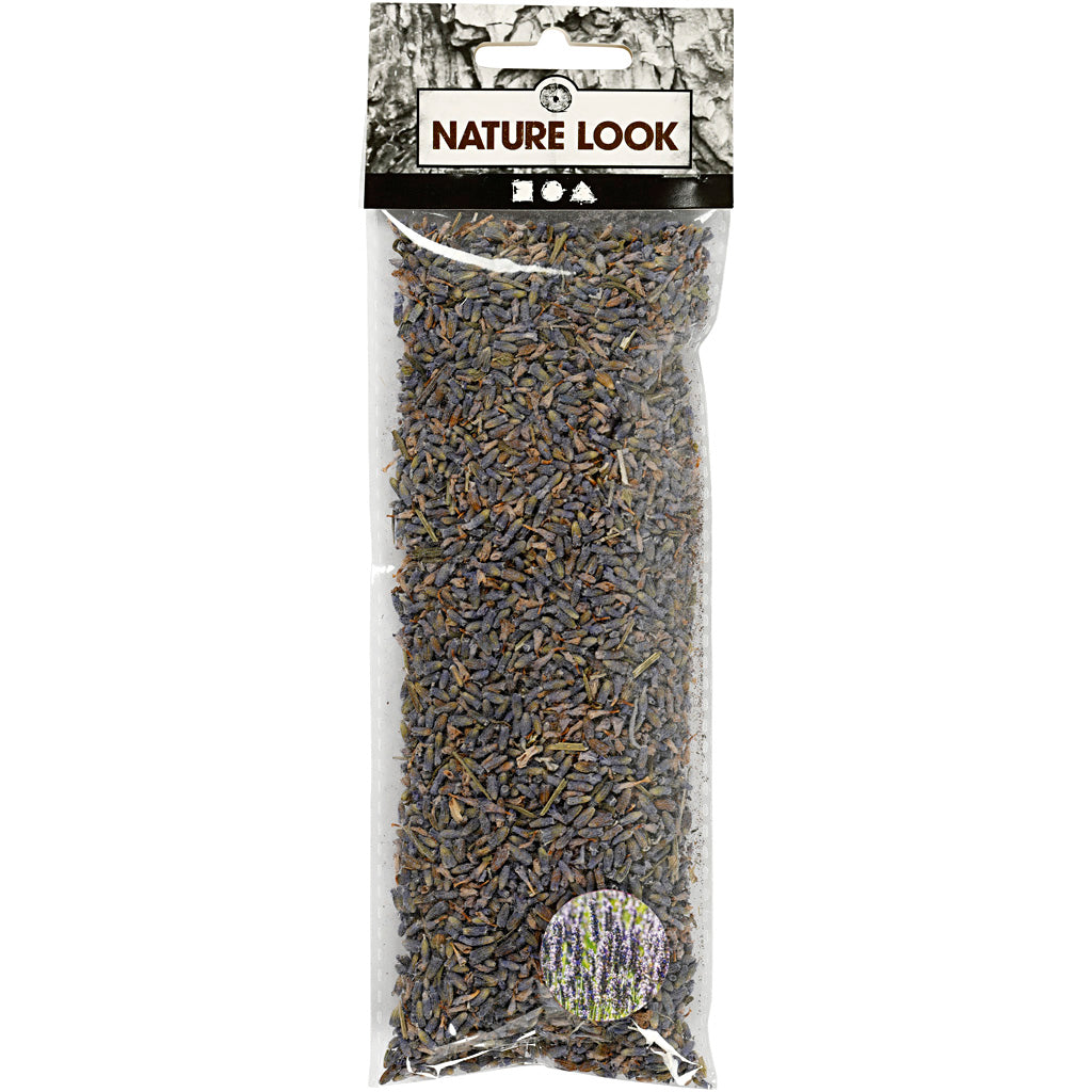 Creativ company gedroogde bloemen lavendel blauw, 15gr