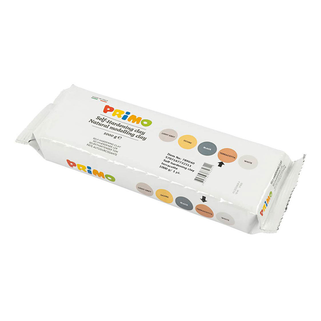 Creativ company zelfhardende boetseerklei terracotta, 1000gr