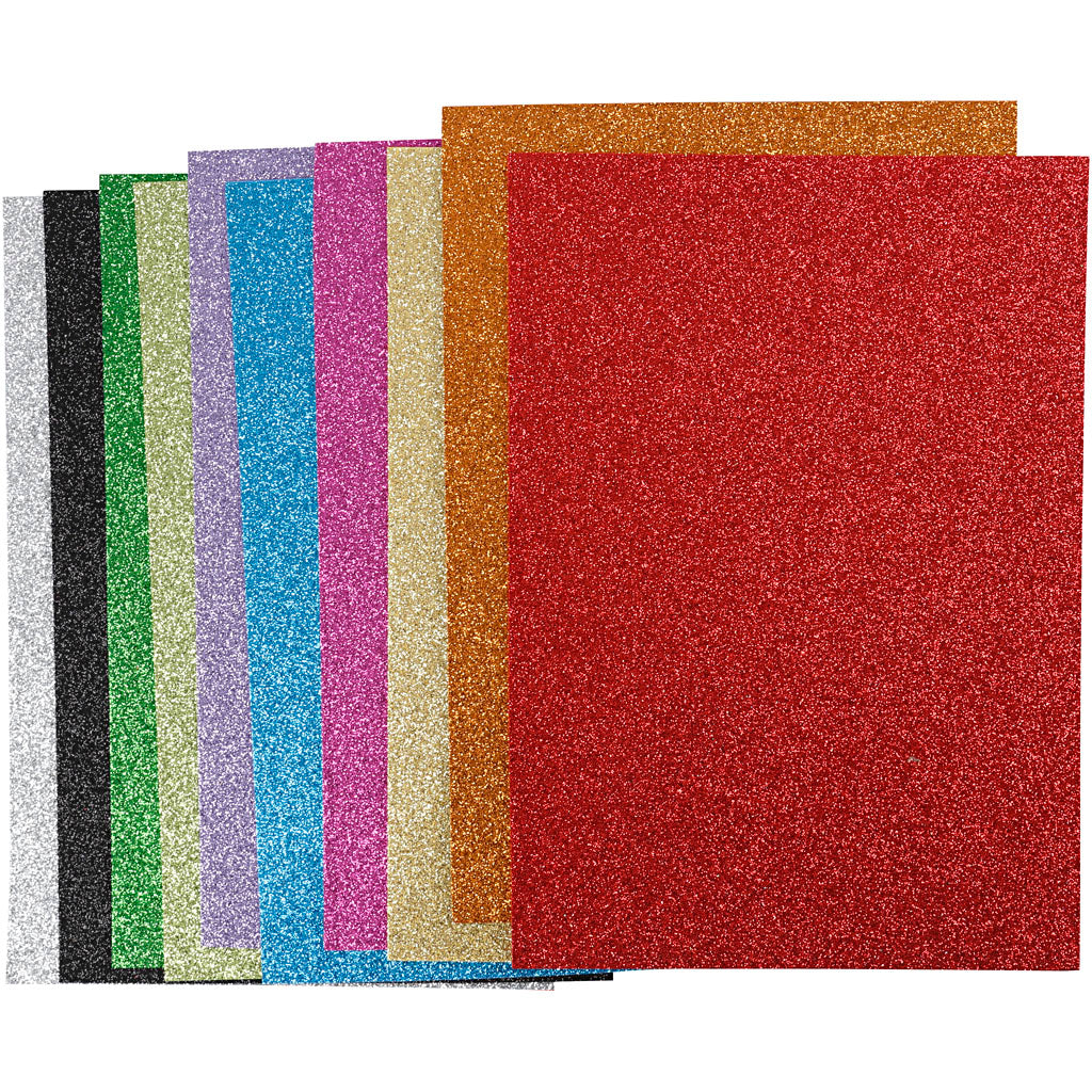 Creativ company eva foam vellen kleur a4, 10st.