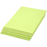Creativ company eva foam vellen lichtgroen a4, 10st.