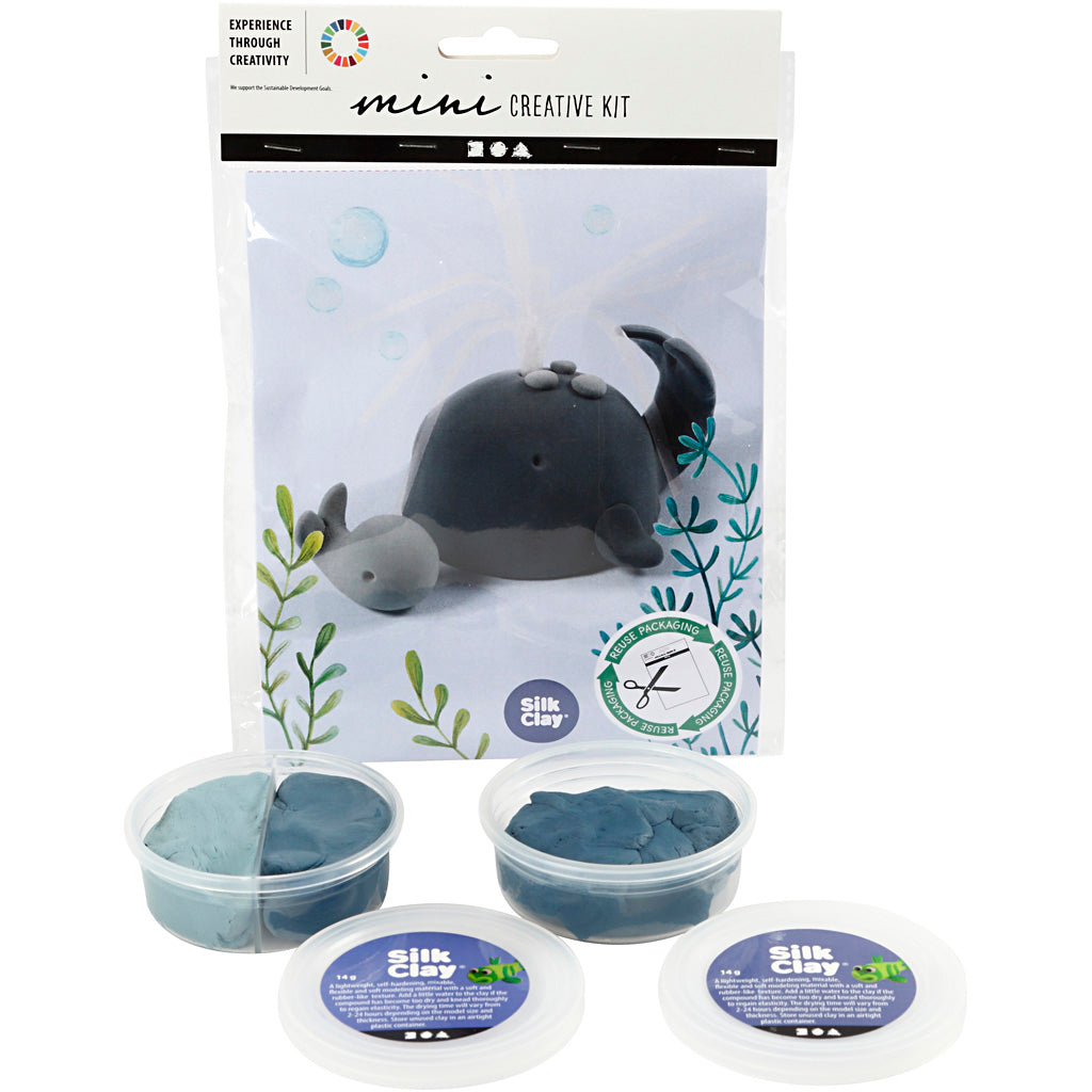 Creativ company mini creative kit walvis met kalf
