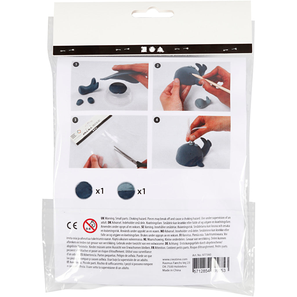 Creativ company mini creative kit walvis met kalf