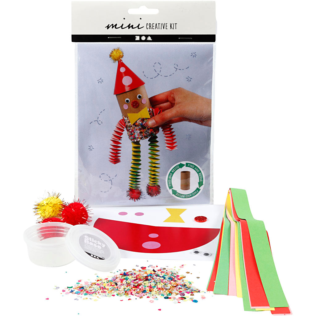 Creativ company mini creative kit toiletrol clown