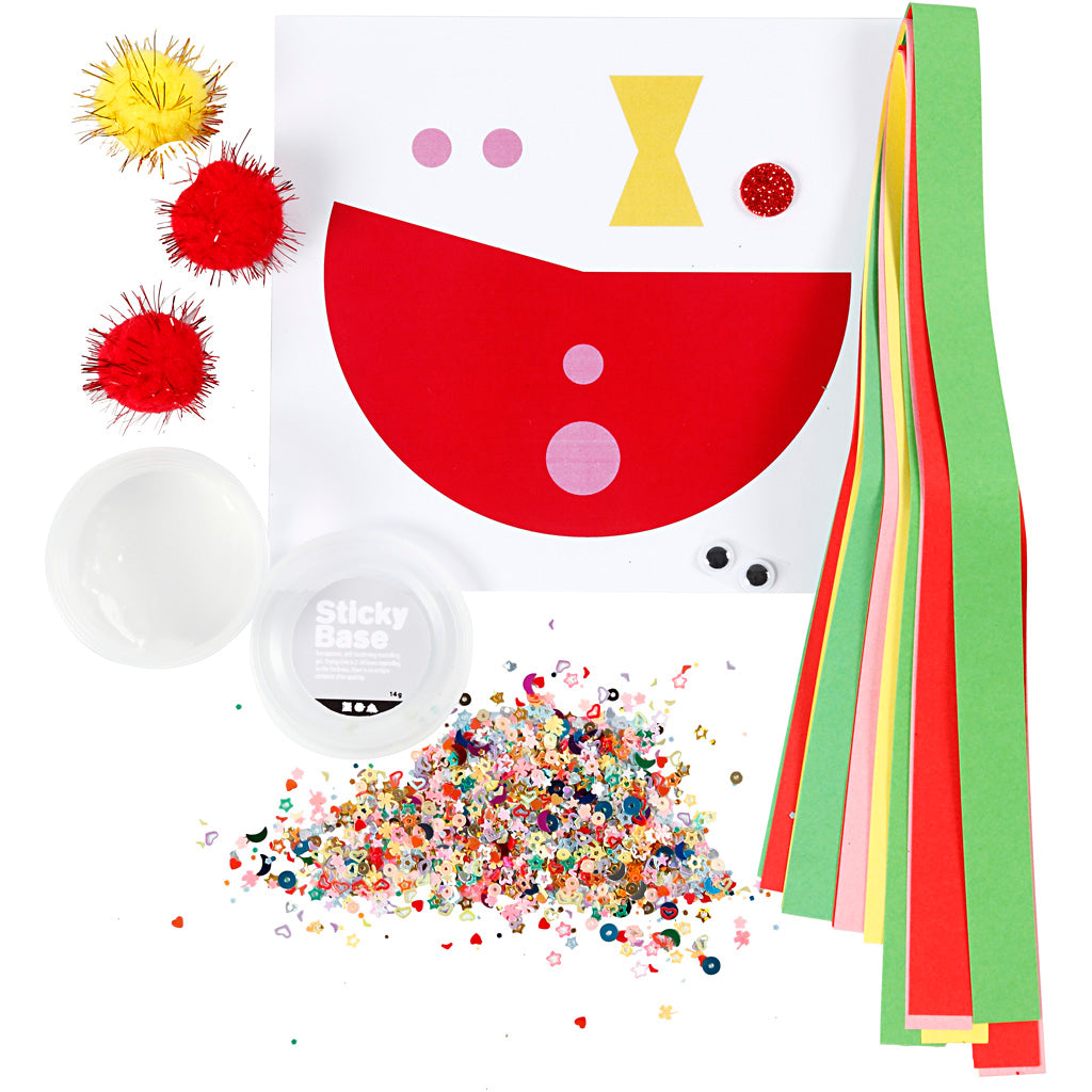 Creativ company mini creative kit toiletrol clown