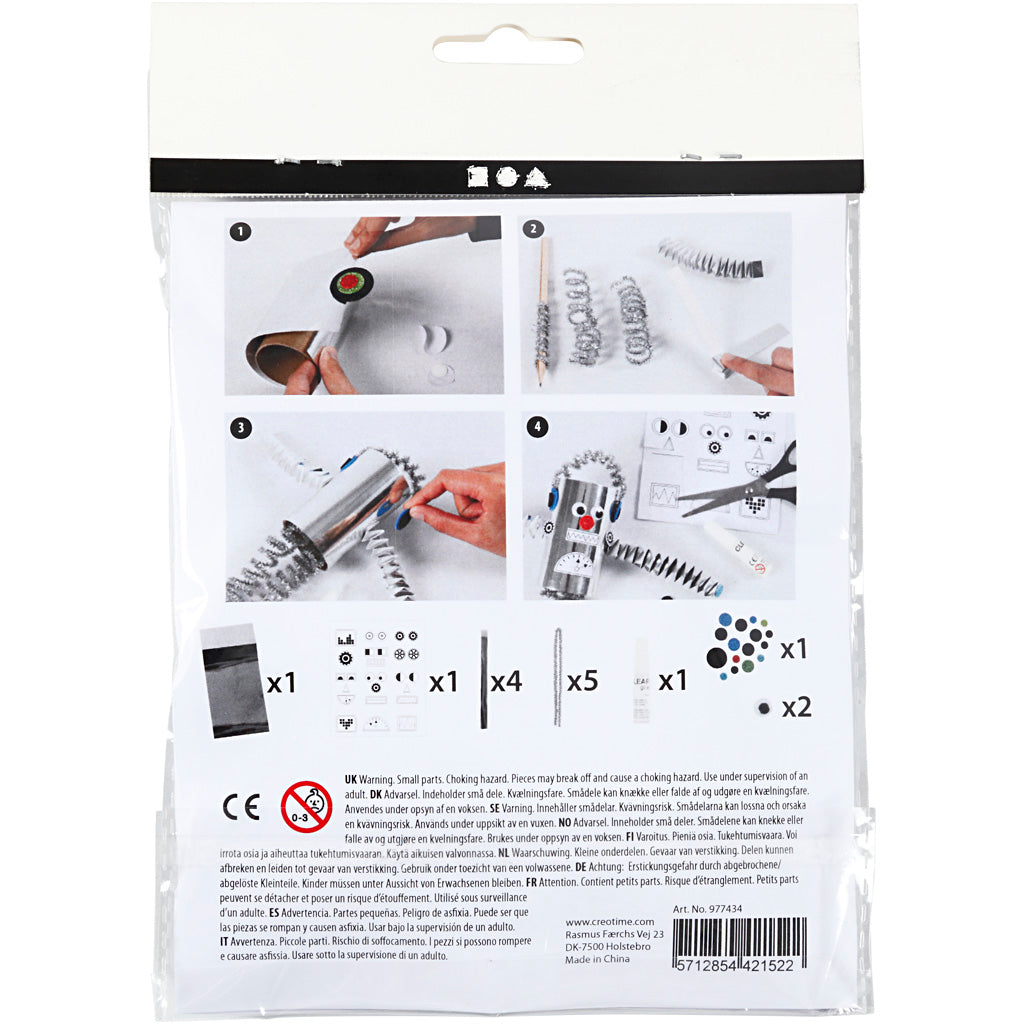 Creativ company mini creative kit toilet robot