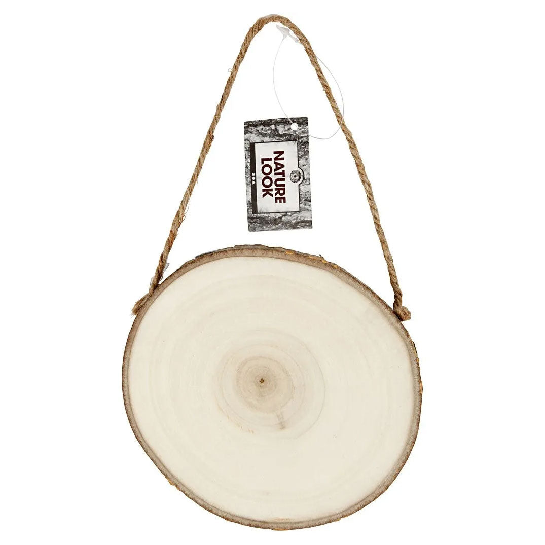 Creativ company deurschild hout, 12-14 cm