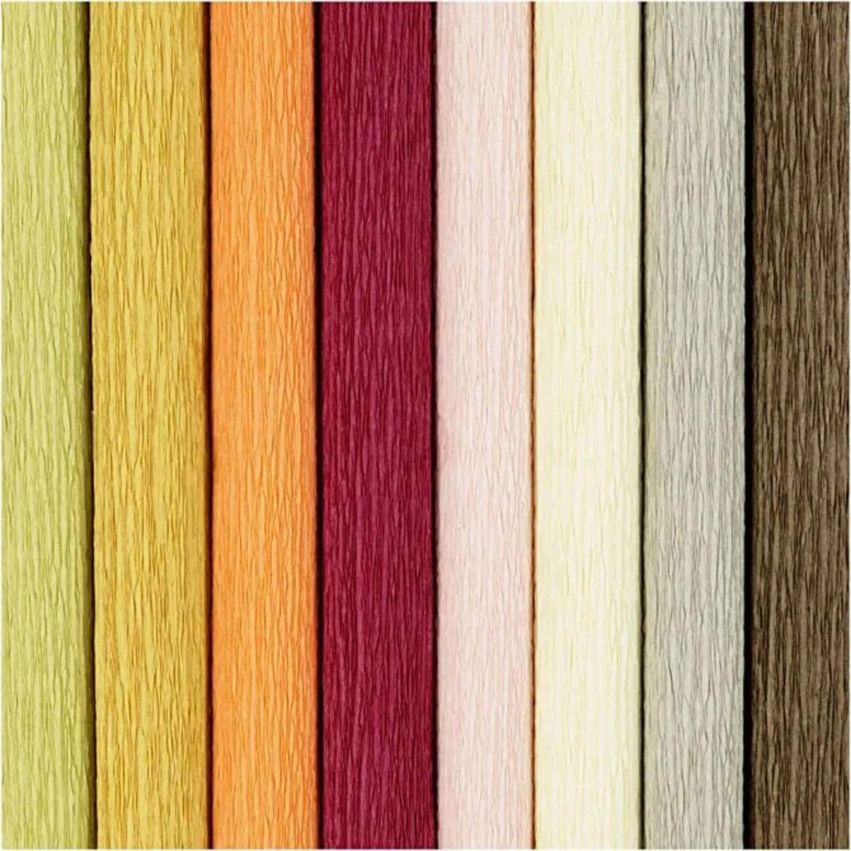 Crêpepapier Pastelkleuren, 8 Vellen
