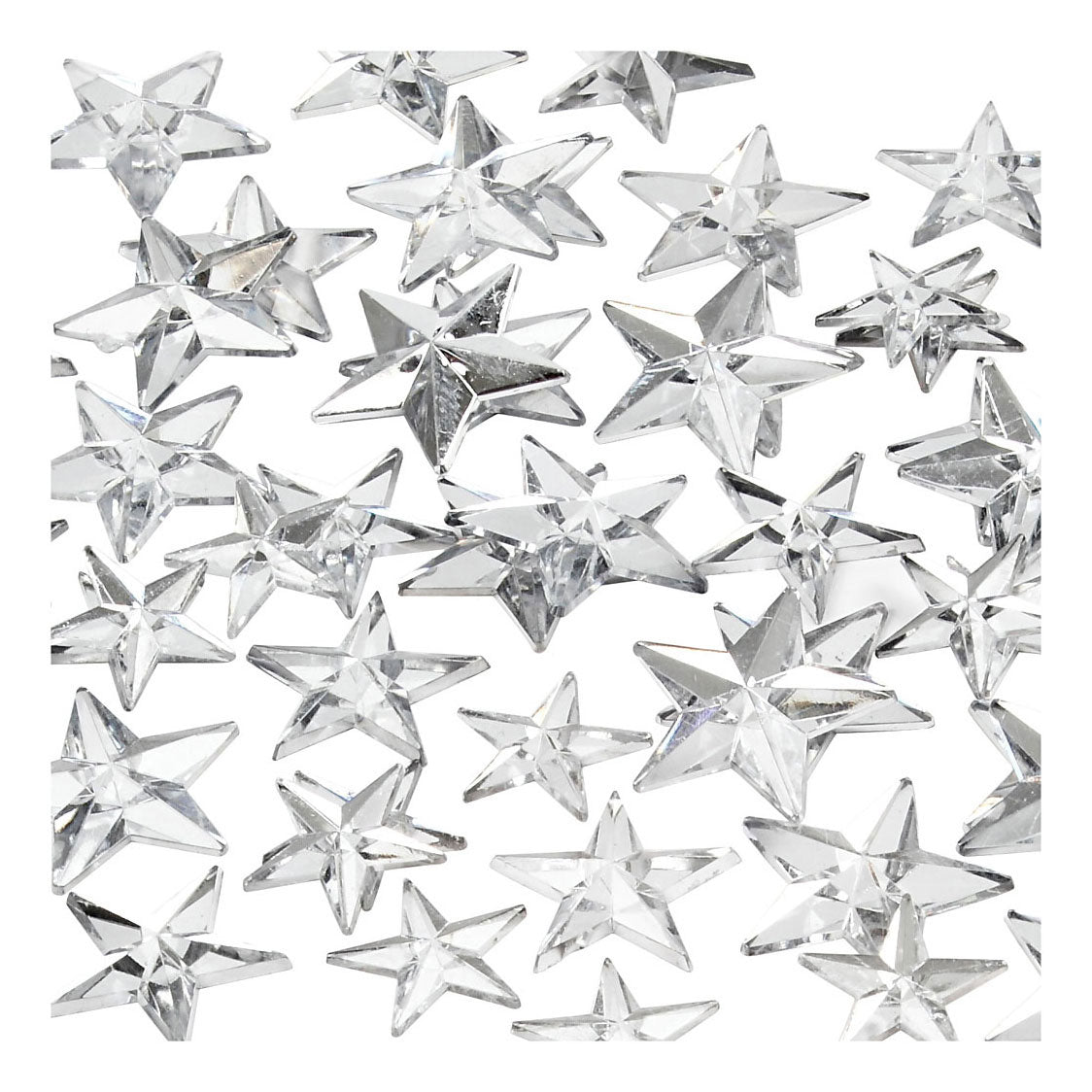 Creativ company strassstenen zilver divers, 360st.
