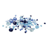 Creativ company facetkralen mix blauw harmonie, 45 gram