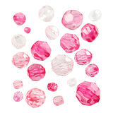 Creativ company facetkralen mix roze, 45 gram