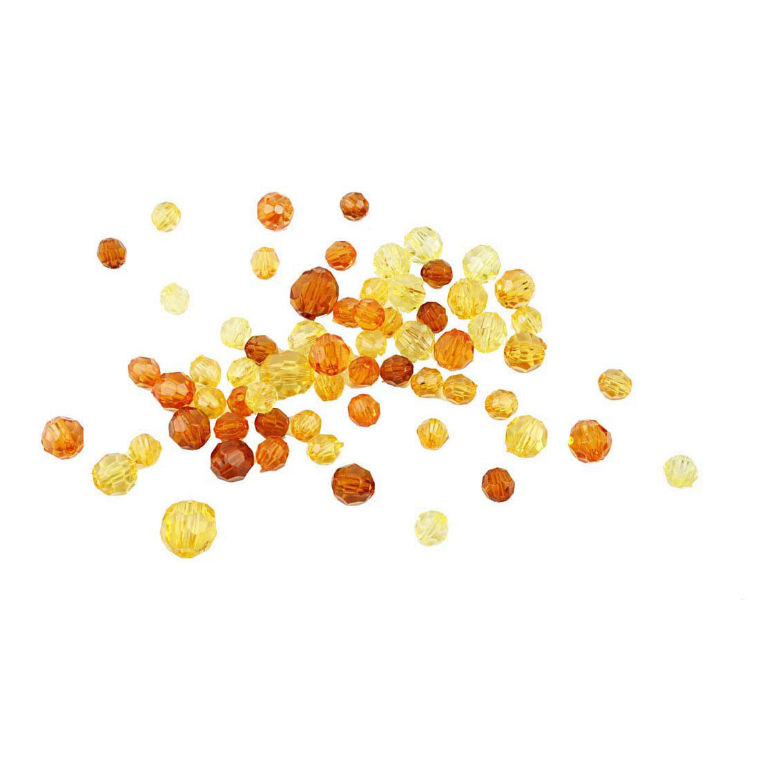 Creativ company facetkralen mix geel, 45 gram