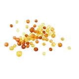 Creativ company facetkralen mix geel, 45 gram