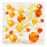 Creativ company facetkralen mix geel, 45 gram