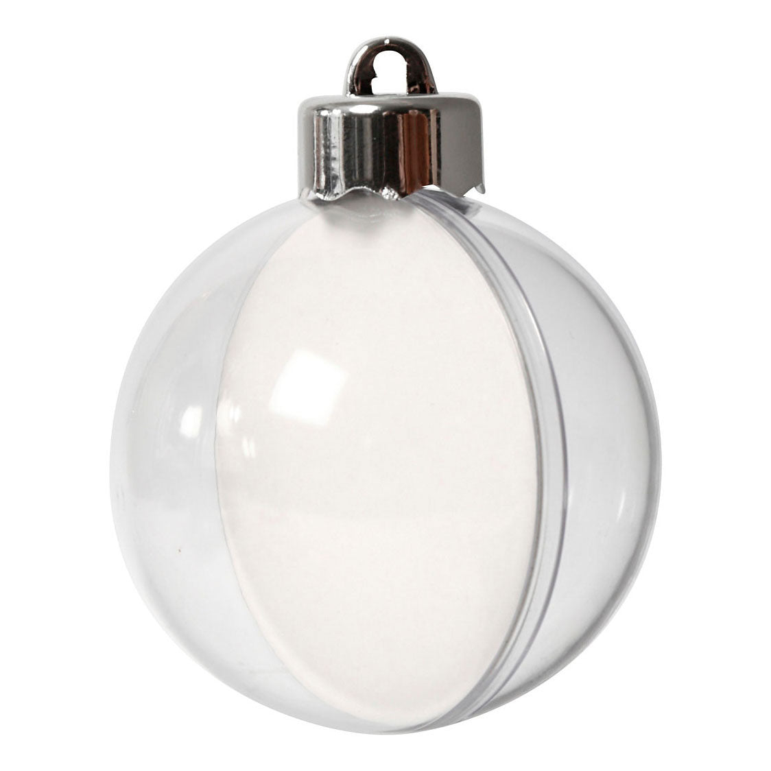 Creativ company deco ballen transparant 6cm, 8st.