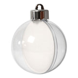 Creativ company deco ballen transparant 6cm, 8st.