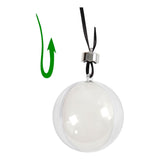 Creativ company deco ballen transparant 6cm, 8st.