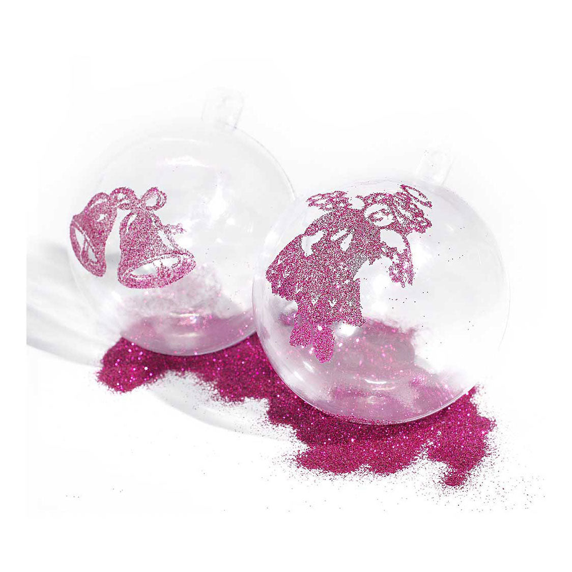 Creativ company deco ballen transparant 6cm, 8st.
