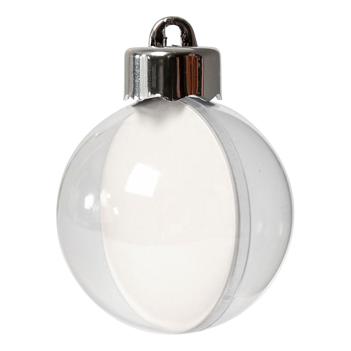 Creativ company decoballen, d 5 cm, transparant, 10 stuk 1 doos