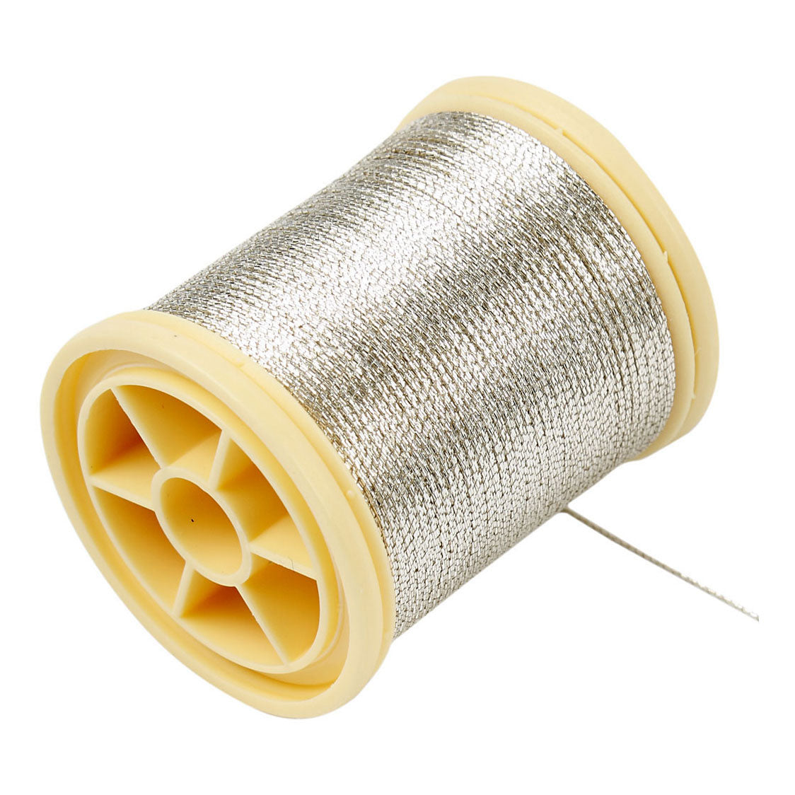 Creativ company dmc metallic draad zilver, 40m