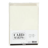 Creativ company kaarten en enveloppen off-white, 50 sets