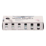 Creativ company magic marble verf pastelkleuren, 6x20ml
