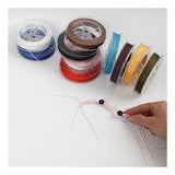 Creativ company polyester koord, dikte 1 mm, diverse kleuren, 10x50 m 1 doos